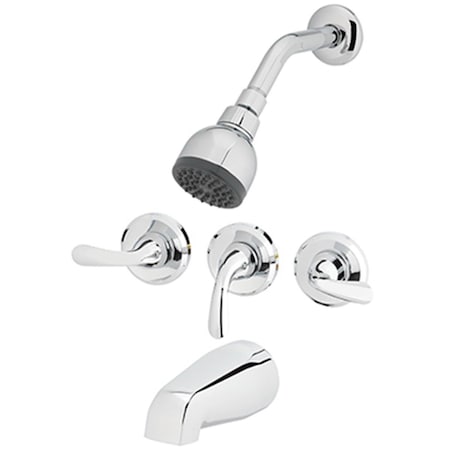 Seatsolutions Non-Pressure Balancing Shower Faucet, Chrome SE2671517